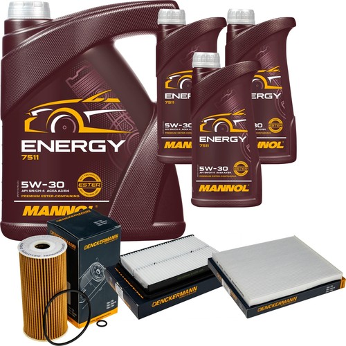 Inspektionspaket mannol - inspektionspaket, 8l