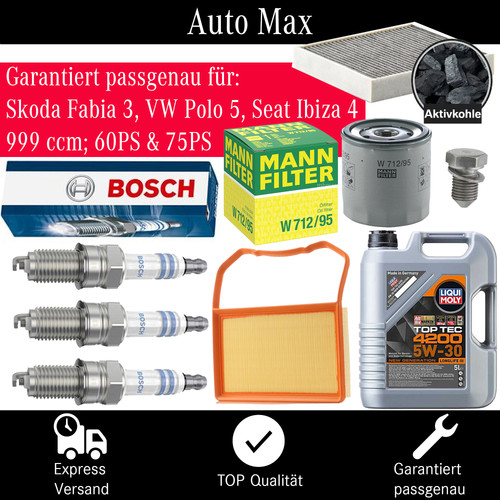 Filterset inspektionspaket - inspektionspaket, vw