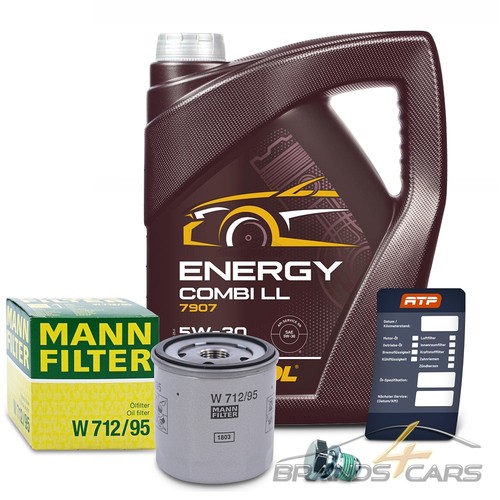 Mann ölfilter 5w - 5l, fÜr